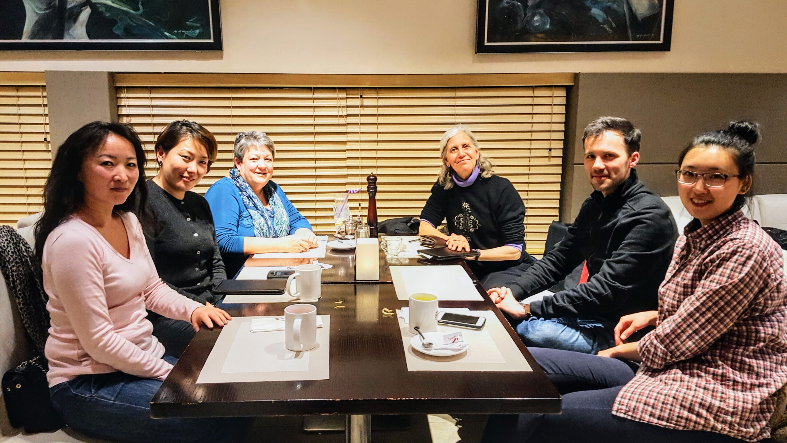 PFP 8- dinner in UB w Gantuya Sainkhuu%2c Nominchimeg Davaanyam%2c Jo Nelson%2c M Landman%2c Michael Pechter%2c Oyundari Khurenbaatar