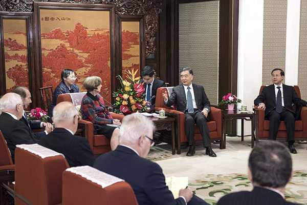 wang yang and NCUSCR delegation