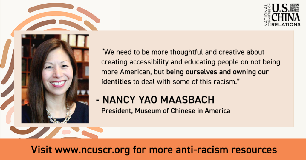 Anti-racism social card- NANCY YAO MAASBACH