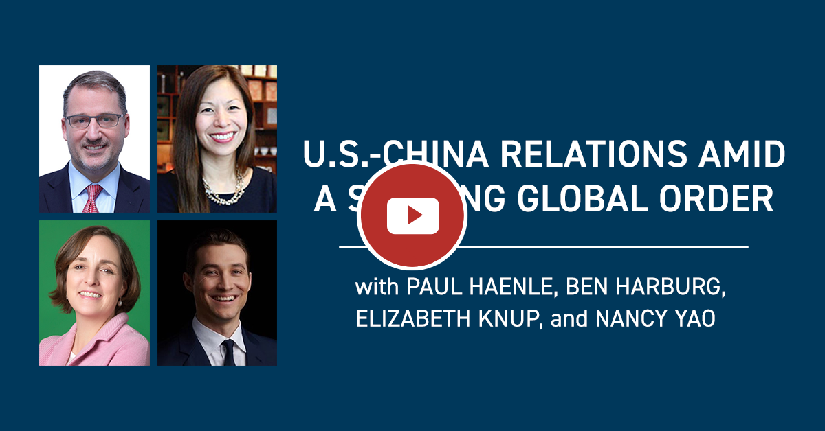 Shifting U.S.-China Relations