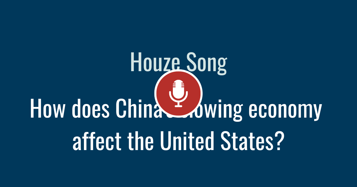 China's Slowing Economy United States